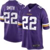 Men's Minnesota Vikings Harrison Smith Nike Purple Game Player Jersey