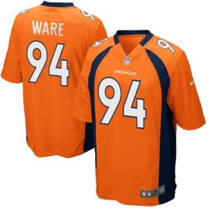 Men's Denver Broncos Demarcus Ware Nike Orange Game Jersey