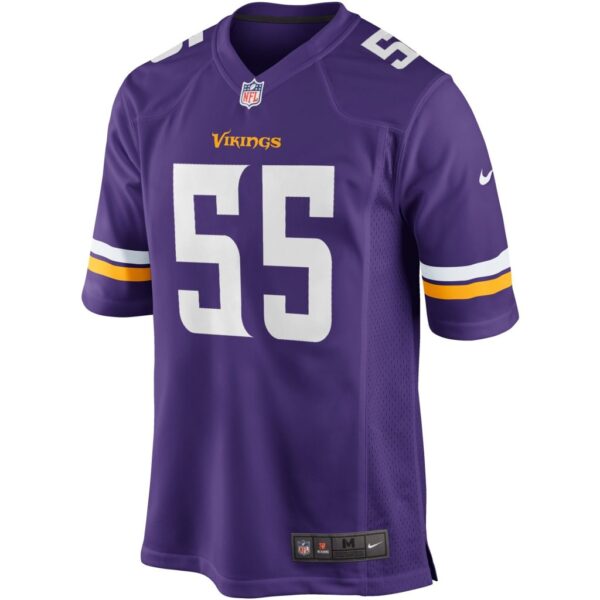 Men's Minnesota Vikings Anthony Barr Nike Purple Game Player Jersey