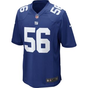 Men's New York Giants Lawrence Taylor Nike Royal Blue Retired Player Game Jersey