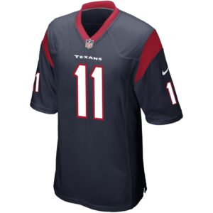 Men's Nike Jaelen Strong Navy Houston Texans Game Jersey