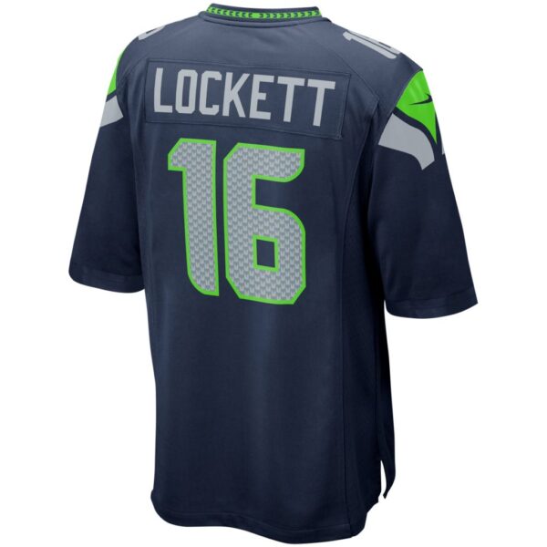 Men's Seattle Seahawks Tyler Lockett Nike Navy Game Player Jersey