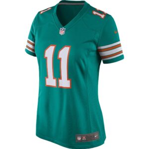 Women's Nike DeVante Parker Aqua Miami Dolphins Game Player Jersey