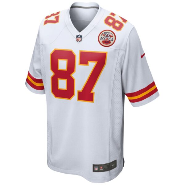 Men's Kansas City Chiefs Travis Kelce Nike White Game Jersey