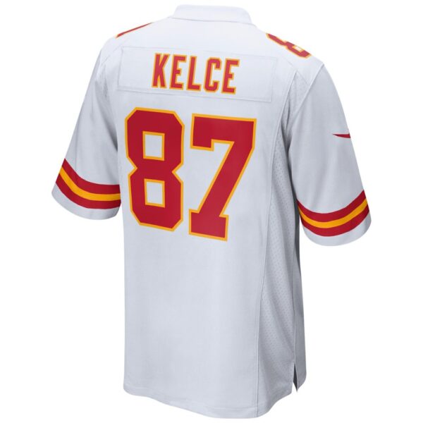 Men's Kansas City Chiefs Travis Kelce Nike White Game Jersey