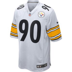 Men's Pittsburgh Steelers T.J. Watt Nike White Game Jersey