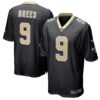 Men's New Orleans Saints Drew Brees Nike Black Team Color Game Jersey