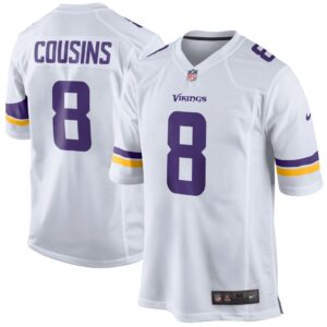 Men's Minnesota Vikings Kirk Cousins Nike White Game Jersey