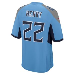 Men's Tennessee Titans Derrick Henry Nike Light Blue Player Game Jersey