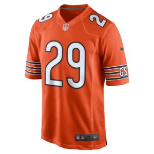 Men's Chicago Bears Tarik Cohen Nike Orange Alternate Game Jersey