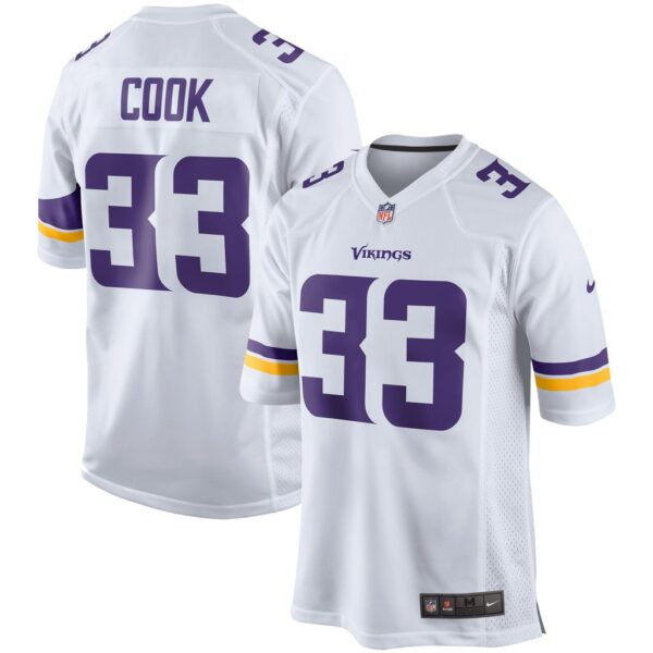 Men's Minnesota Vikings Dalvin Cook Nike White Player Game Jersey