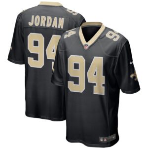 Men's New Orleans Saints Cameron Jordan Nike Black Game Player Jersey