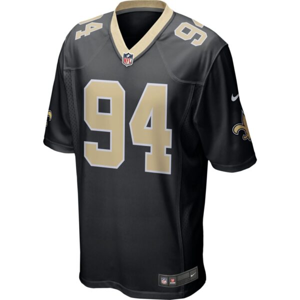 Men's New Orleans Saints Cameron Jordan Nike Black Game Player Jersey