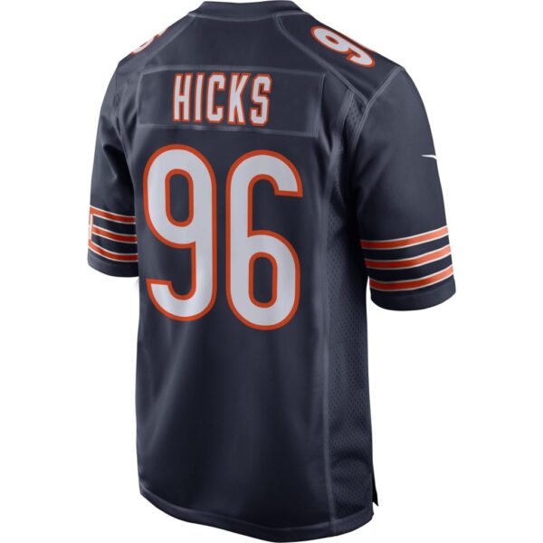 Men's Chicago Bears Akiem Hicks Nike Navy Player Game Jersey