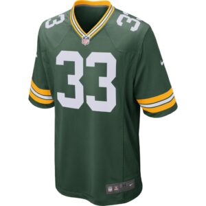 Men's Green Bay Packers Aaron Jones Nike Green Player Game Jersey