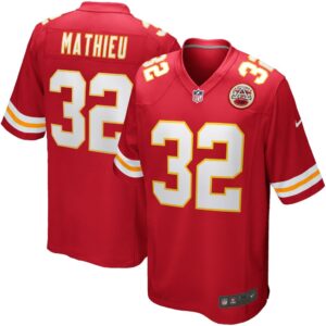 Men's Kansas City Chiefs Tyrann Mathieu Nike Red Game Player Jersey