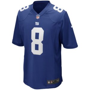 Men's New York Giants Daniel Jones Nike Royal Game Player Jersey