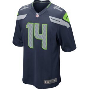 Men's Seattle Seahawks DK Metcalf Nike Navy Game Player Jersey