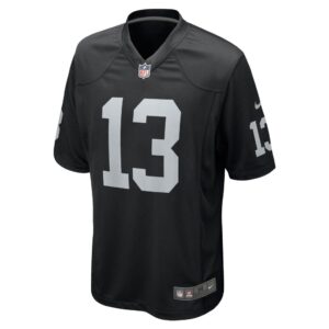 Men's Las Vegas Raiders Hunter Renfrow Nike Black Player Jersey