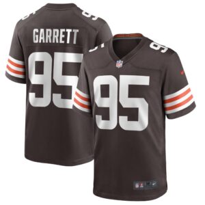 Men's Cleveland Browns Myles Garrett Nike Brown Game Player Jersey