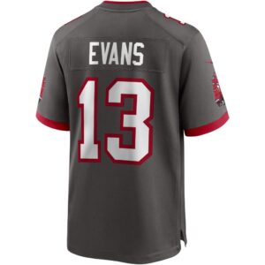 Men's Tampa Bay Buccaneers Mike Evans Nike Pewter Alternate Game Jersey