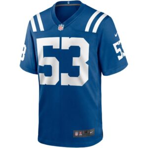 Men's Indianapolis Colts Darius Leonard Nike Royal Game Player Jersey