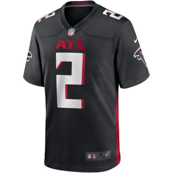 Men's Atlanta Falcons Matt Ryan Nike Black Game Jersey