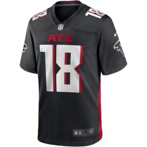 Men's Atlanta Falcons Calvin Ridley Nike Black Game Jersey