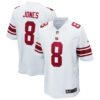 Men's New York Giants Daniel Jones Nike White Game Jersey