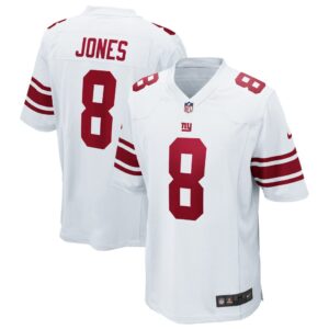 Men's New York Giants Daniel Jones Nike White Game Jersey