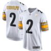 Men's Pittsburgh Steelers Mason Rudolph Nike White Game Jersey