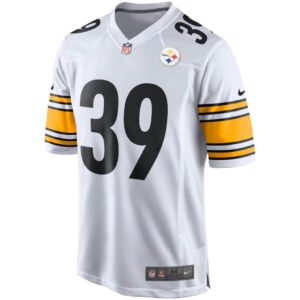 Men's Pittsburgh Steelers Minkah Fitzpatrick Nike White Player Game Jersey