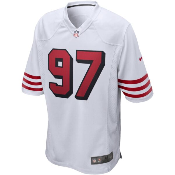 Men's San Francisco 49ers Nick Bosa Nike White Alternate Game Jersey