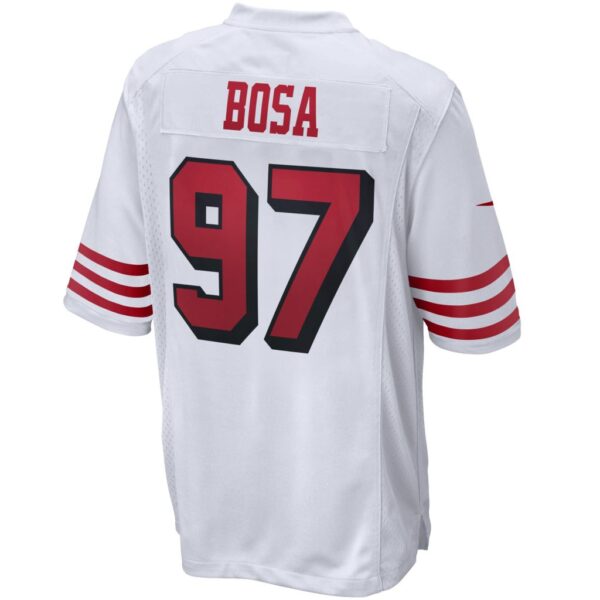 Men's San Francisco 49ers Nick Bosa Nike White Alternate Game Jersey