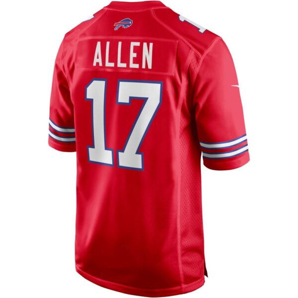 Men's Buffalo Bills Josh Allen Nike Red Alternate Game Jersey