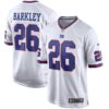 Men's New York Giants Saquon Barkley Nike White Alternate Game Jersey