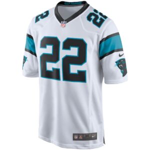 Men's Carolina Panthers Christian McCaffrey Nike White Game Jersey