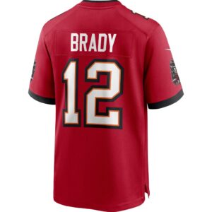 Men's Tampa Bay Buccaneers Tom Brady Nike Red Game Jersey