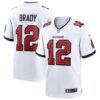 Men's Tampa Bay Buccaneers Tom Brady Nike White Game Jersey