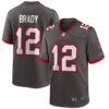 Men's Tampa Bay Buccaneers Tom Brady Nike Pewter Alternate Game Jersey