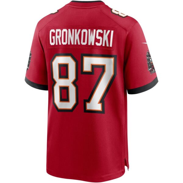 Men's Tampa Bay Buccaneers Rob Gronkowski Nike Red Game Jersey