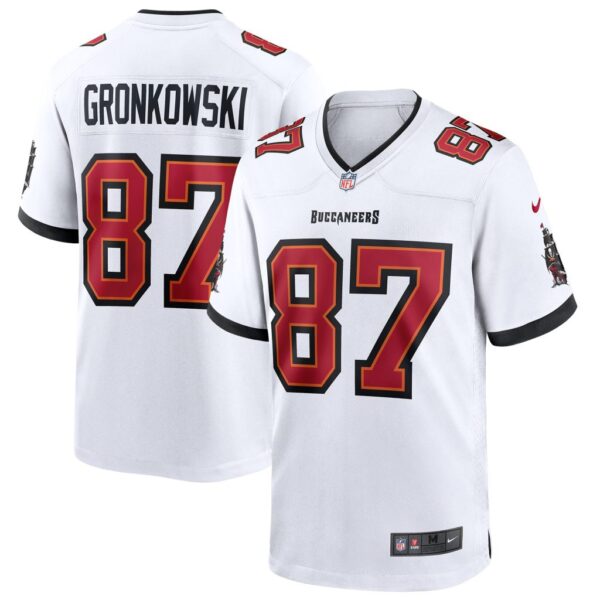 Men's Tampa Bay Buccaneers Rob Gronkowski Nike White Game Jersey