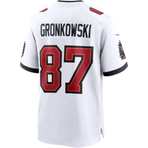 Men's Tampa Bay Buccaneers Rob Gronkowski Nike White Game Jersey