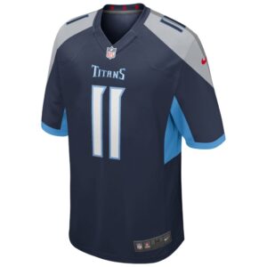 Men's Tennessee Titans AJ Brown Nike Navy Game Jersey