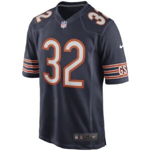 Men's Chicago Bears David Montgomery Nike Navy Game Jersey