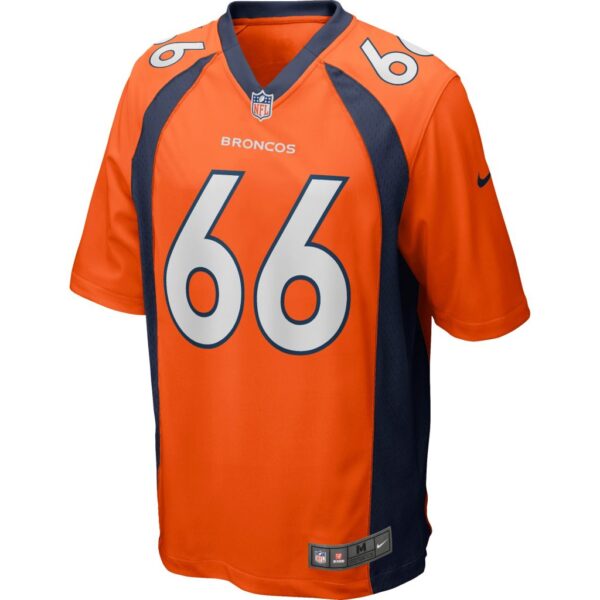 Men's Denver Broncos Dalton Risner Nike Orange Game Jersey