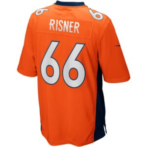 Men's Denver Broncos Dalton Risner Nike Orange Game Jersey