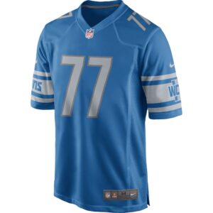 Men's Detroit Lions Frank Ragnow Nike Blue Game Jersey