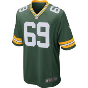 Men's Green Bay Packers David Bakhtiari Nike Green Game Player Jersey