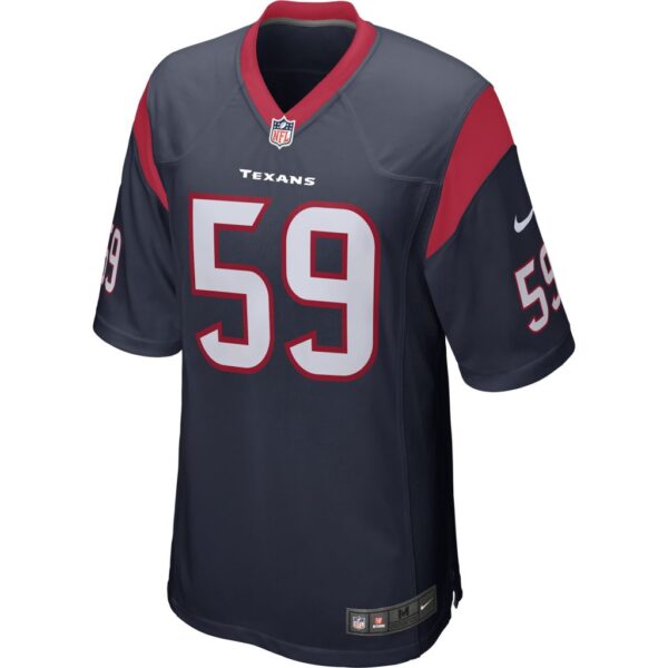 Men's Houston Texans Whitney Mercilus Nike Navy Game Jersey